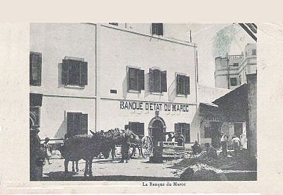 Casablanca, la Banque d&acute;Etat du Maroc en 1915.jpg