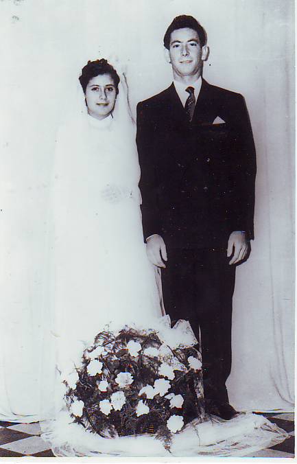 ESTHER MAURICE LEVY 1955 MARIAGE.JPG